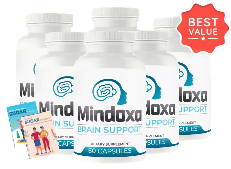 Mindoxa 6 bottle best value package, 180 day supply